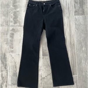 Ralph Lauren black jeans, size 10 (bootcut).